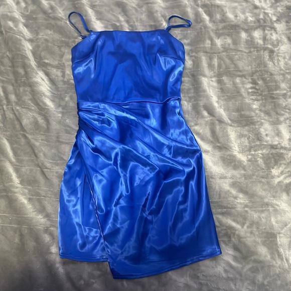Akira Royal Blue Mini Dress Size Small - Picture 1 of 3